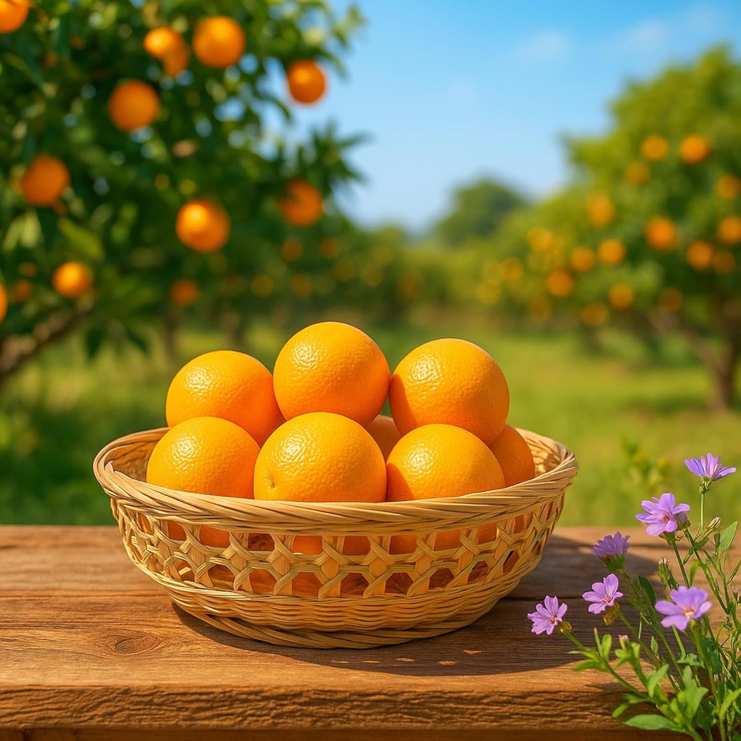 3er Set Handgeflochtene Bambus Servierkörbe