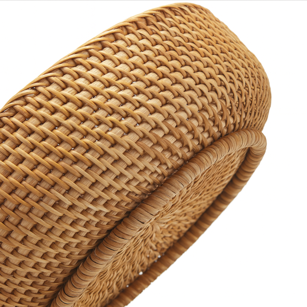 Handgeflochtene Rattan Obstkörbe Set